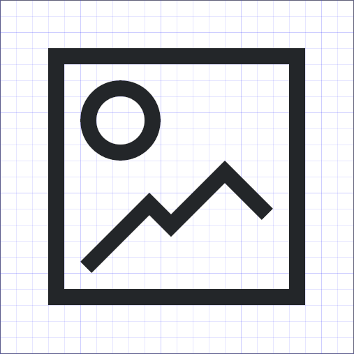 A pixel-perfect icon on the canvas.