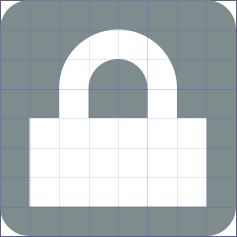 Pixel-perfect emblem icon