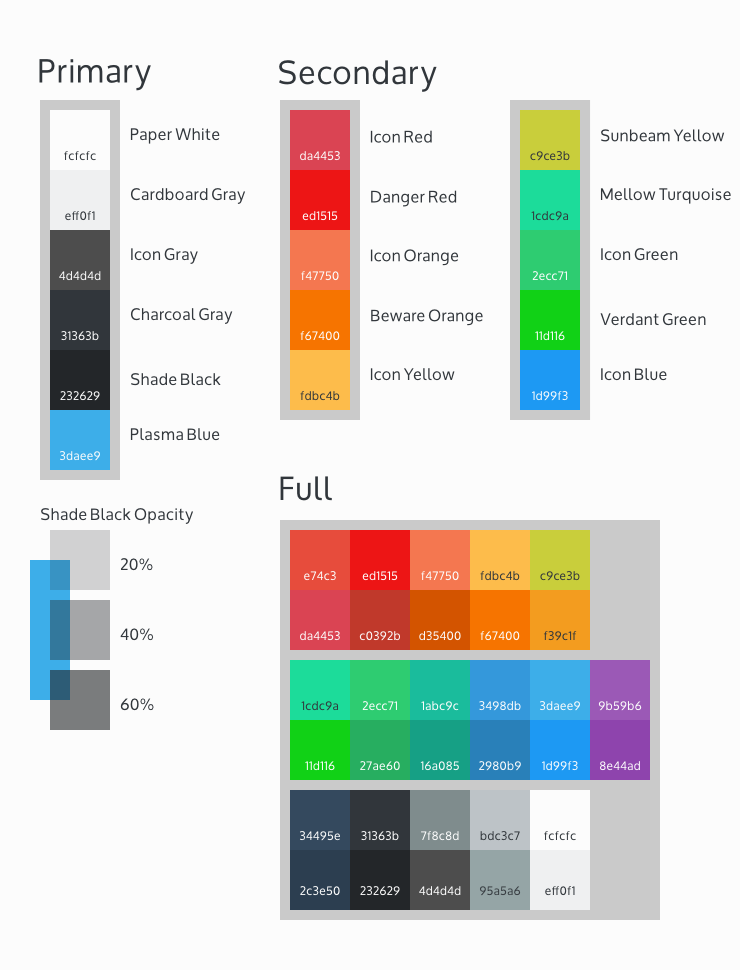 Breeze Color Palette