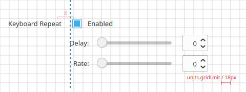 Aligning sub-options with the same vertical axis as the checkbox itself.|