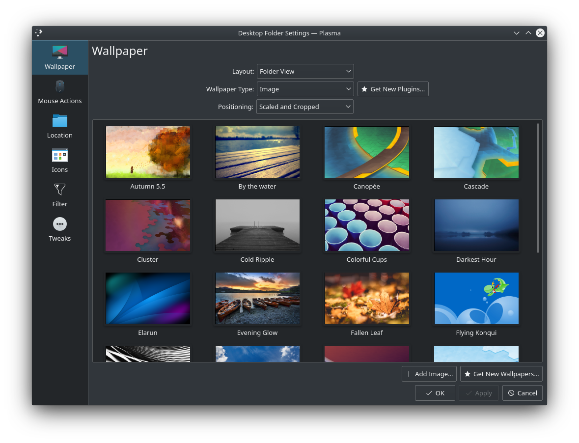 Choose a new Plasma Design